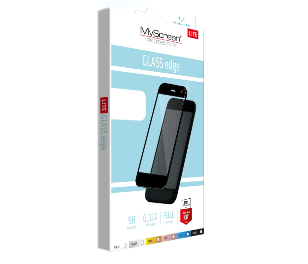 Szkło LITE Edge do Huawei P20 czarne - 1451046 - zdjęcie
